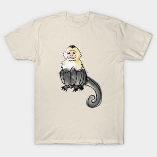 Capuchin Monkey 2 of 5 -- Sitting T-Shirt